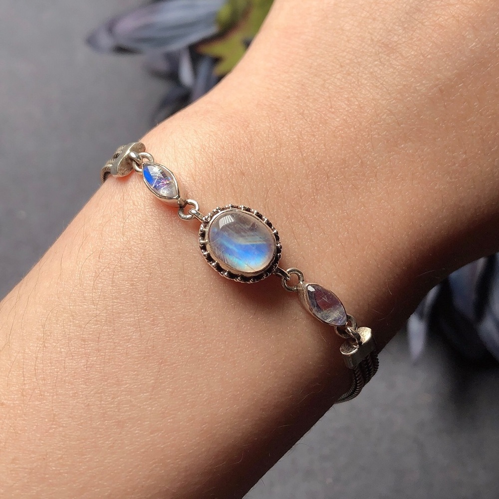 ‼️Clearance‼️Sterling silver moonstone bracelet